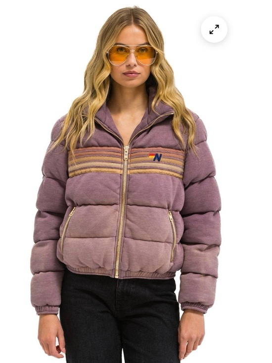 Aviator Nation Jackets & Blazers - Aviator Nation Jacket -5 STRIPE FADED APRES - FADED MOCHA